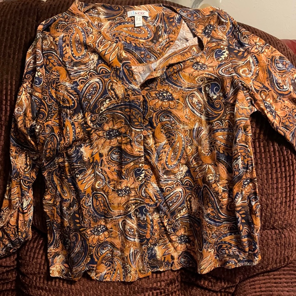 Harvest colors blouse